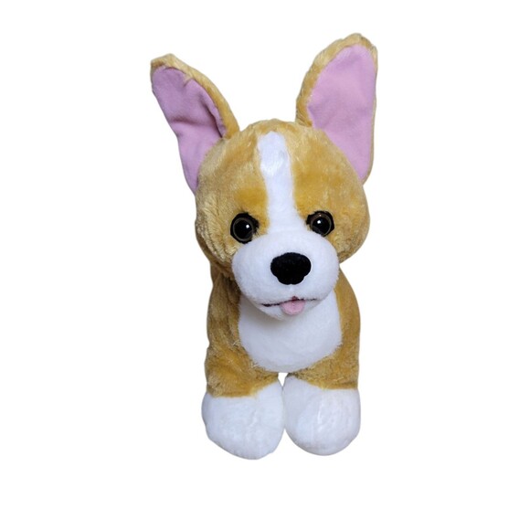 2017 Build A Bear Corgi 12" Tan White Dog Plush Stuffed Stuffed Animal - Picture 1 of 8